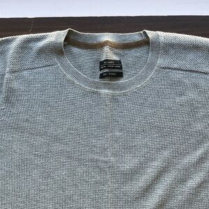All Saints Gray Cotton Sweater, Like New, Men’s XS